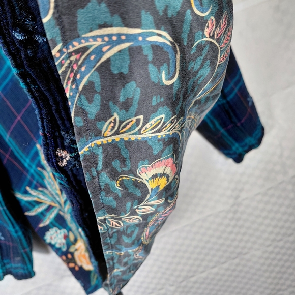 Johnny Was embroidered silk blendFrancisca blouse - Picture 9 of 15